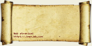 Ognjen Vuksan vizit kartica